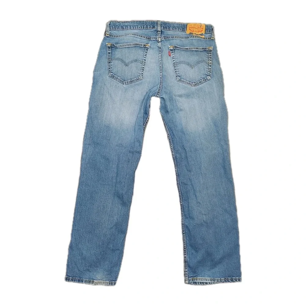Levis 559 Jeans Mens 36x32 Blue Regular Fit Straight Leg Denim Pants 100% Cotton